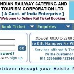 IRCTC login page